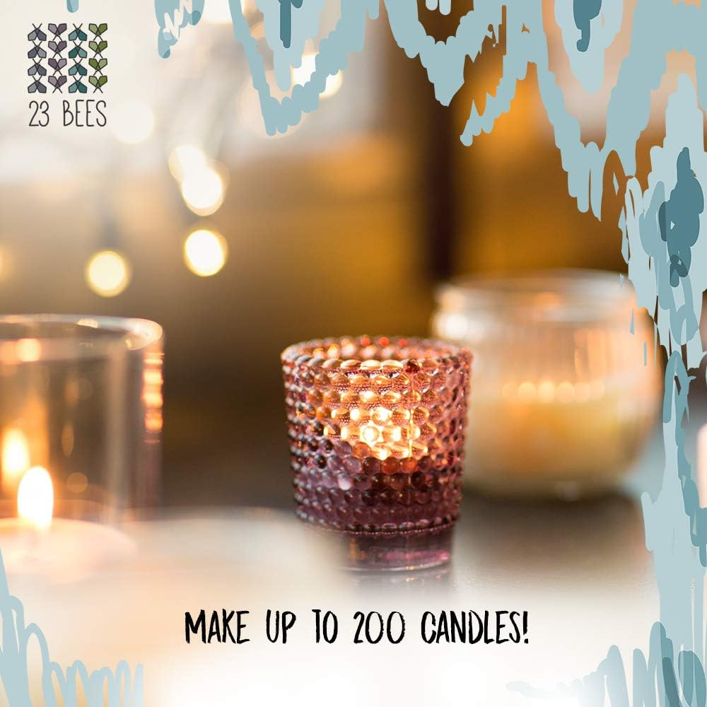 23 Bees Metal Candle Wick Sustainer Tabs, Candle Making, DIY (200pcs Tabs)