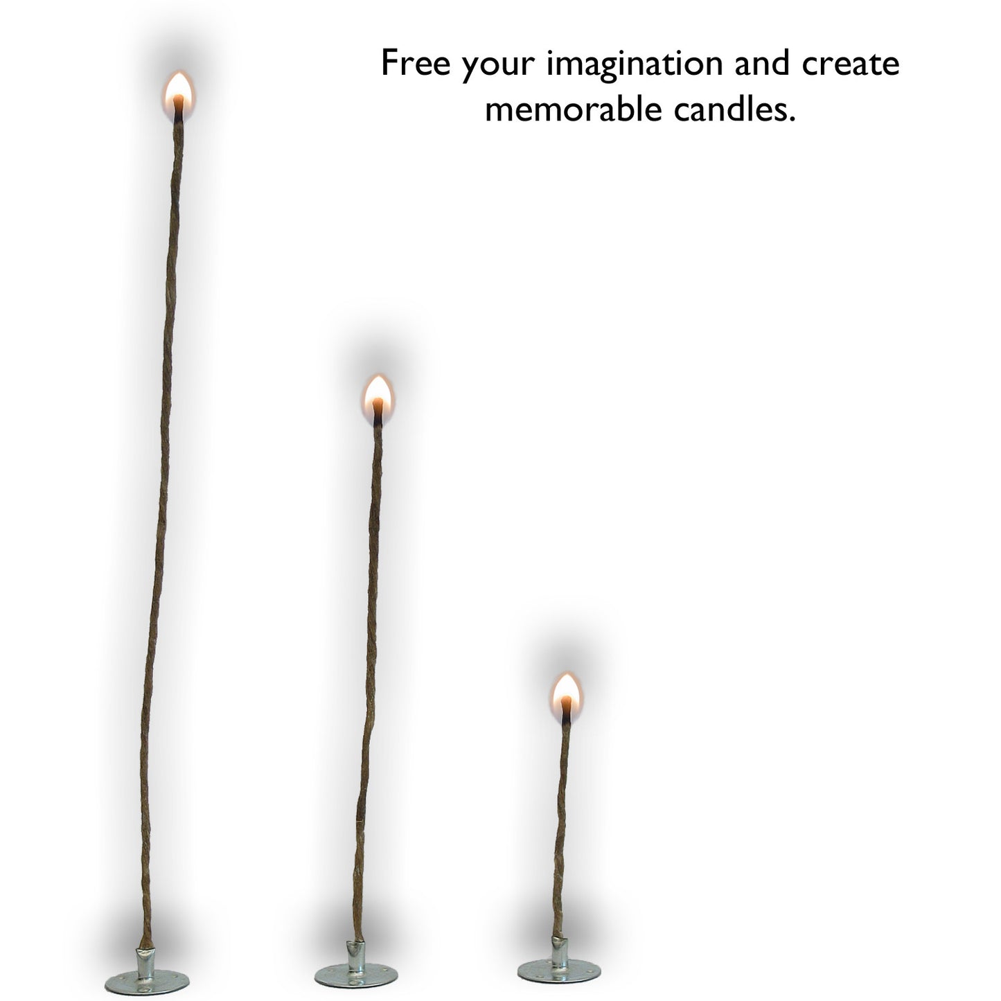 1mm Organic Hemp Candle Wick (Beeswax Coated) + Wick Sustainer Tabs