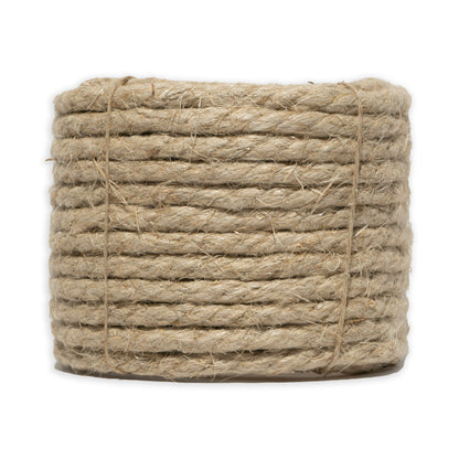 Organic Hemp Rope (1/4 in x 100 ft) 4-strand 6mm