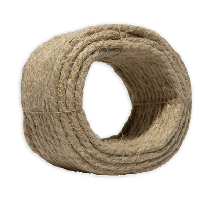 Organic Hemp Rope (1/4 in x 100 ft) 4-strand 6mm