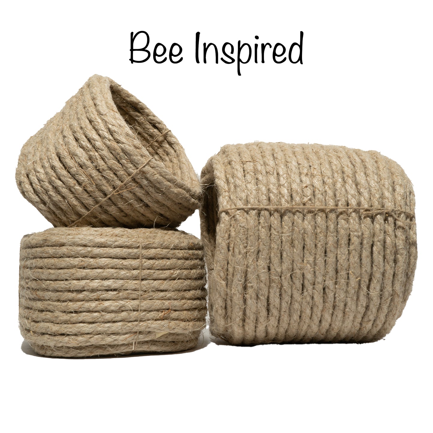 Organic Hemp Rope (1/4 in x 100 ft) 4-strand 6mm
