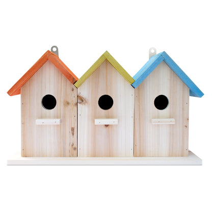 3 Hole Fir Birdhouse