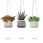 Concrete Polka Dot Hanging Planter