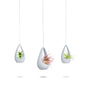 Three Ceramic Hanging Pots