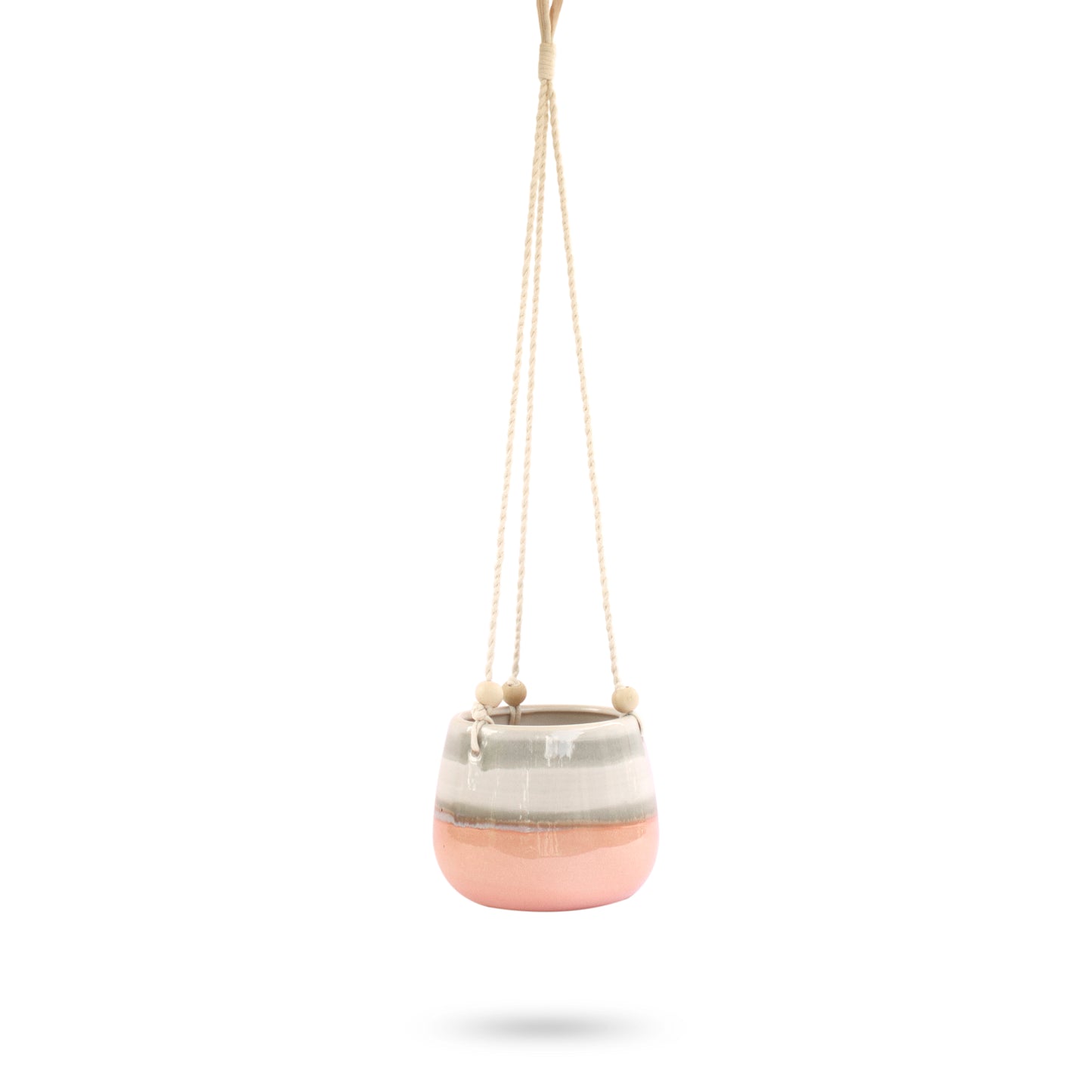 Ceramic Hanging Planter Pink Horizon
